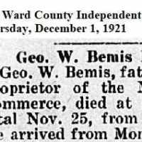 George W Bemis (1850–1921)