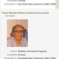 Domitilde Matilda Mary Fagnant (1893–1983)