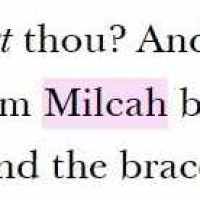 Milcah bat Haran (2139 BC–1889 BC)