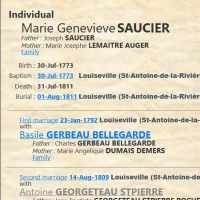 Marie Geneviève Saucier (1773–1811)