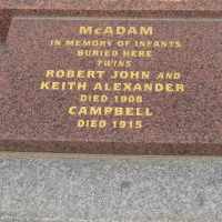 Robert John McAdam (1907–1908) • FamilySearch