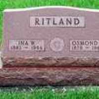 Osmond E. Ritland (1878–1964)
