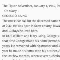 George D Laing (1863–1939)