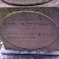 Anne Ritchie (1799–1844) • FamilySearch