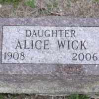 Alice Irene Wick (1908–2006) • FamilySearch