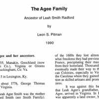 Anthony Matthew Agee Sr (1719–1798)