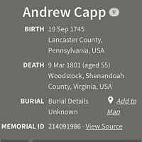 Johann Andreas Andrew Capp (1745–1801)