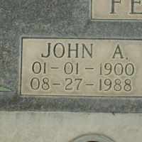 John Anthony Feist (1900–1988)