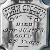 John Crosby (1846–1873) • FamilySearch