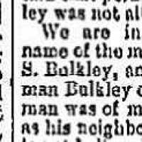 William Summers Bulkley (1862–1887)