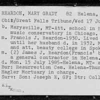 Mary Ann Grady (1903–1985) • FamilySearch